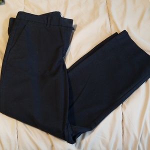 Black Gap Tailored Crop Pants
